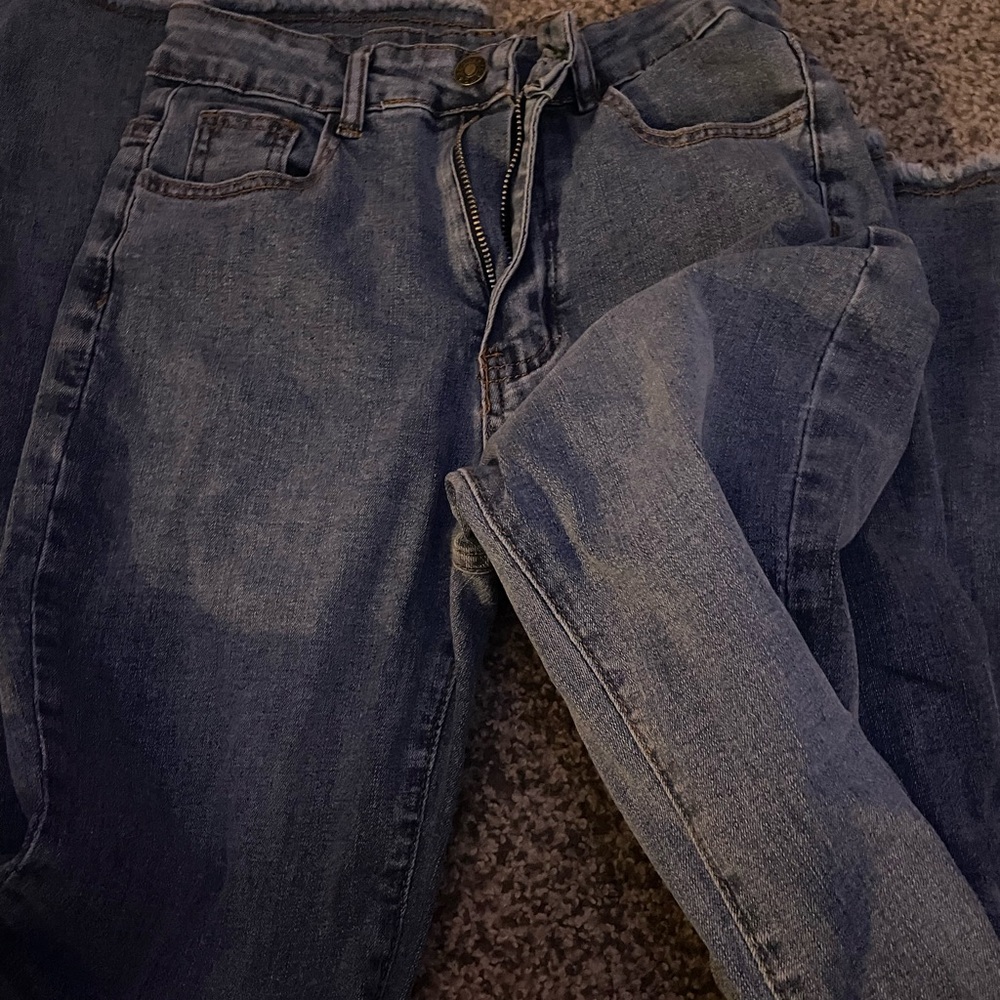 Express Blue Skinny Jeans with Classic Denim Style